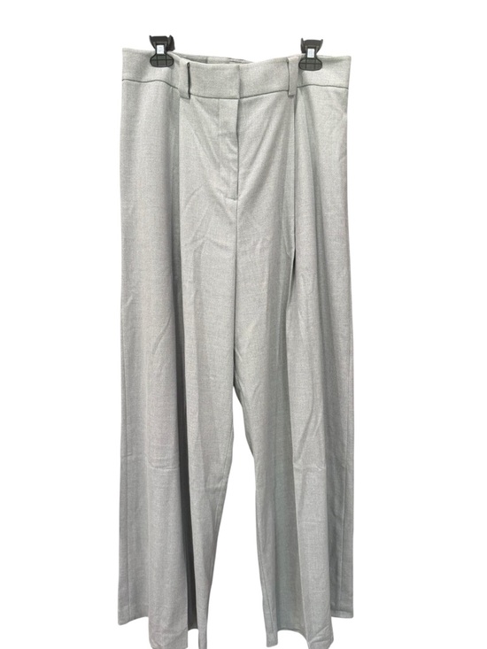 Saintart Pants - Saint‎ Art Tiffany Wide-Leg Tailored Pants in Light Gray fits XL-XXL